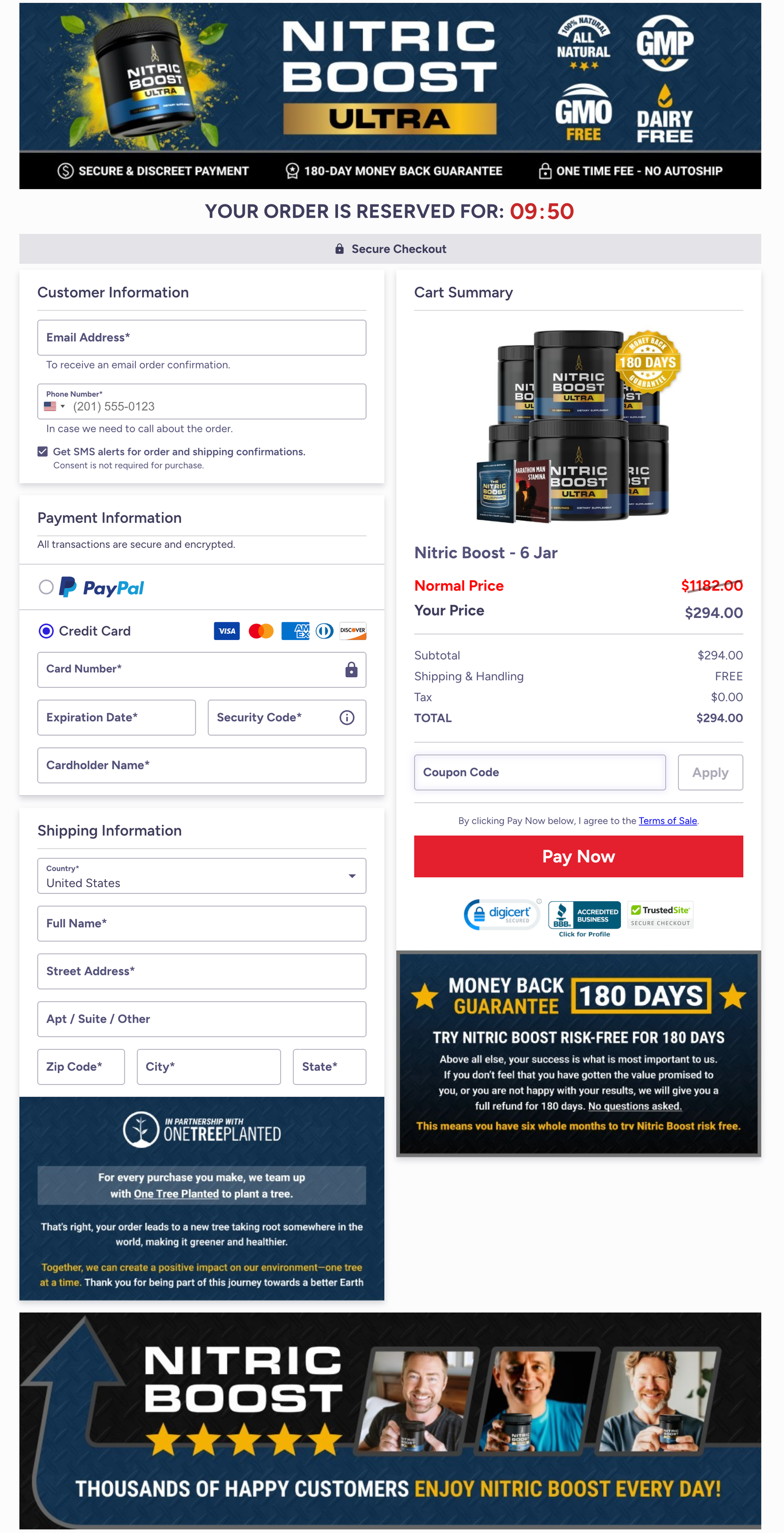 Nitric Boost Ultra Official Website Secure Order Page